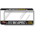 .060 Clear Plastic License Plate (6"x12"), Screen-printed in Spot Colors